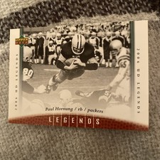 PAUL HORNUNG 2006 UD Legends Card!! #26  GREEN BAY PACKERS