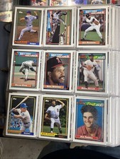 Topps 1992 Baseball Complete Set of 792 Cards + Traded +10 Topps Gold In Binder