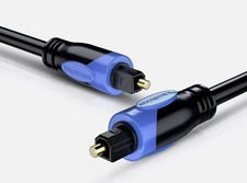 Blue Rigger Digital Optical Audio Toslink Cable 3FT Fiber Optic Cord NEW