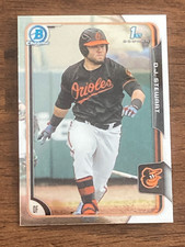 DJ STEWART - 2015 BOWMAN CHROME - BALTIMORE ORIOLES - ROOKIE CARD #146. rookie card picture