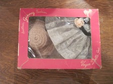 Vintage 1950s Vogue Ginny Doll Clothes Outfit & Purse & Hat Original Box Tagged
