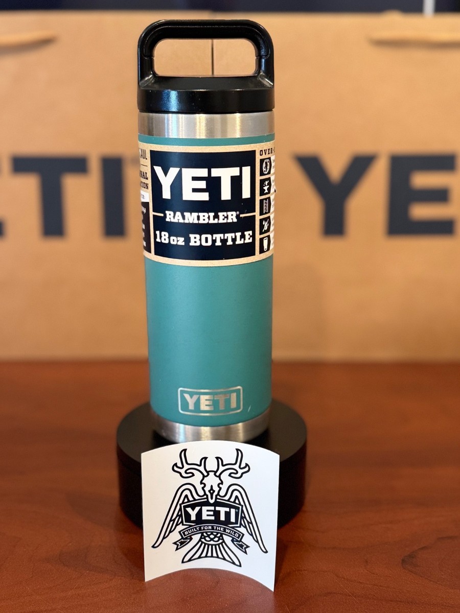 BRAND NEW* YETI ***RIVER GREEN*** 18oz RAMBLER 2019 BOTTLE - RARE