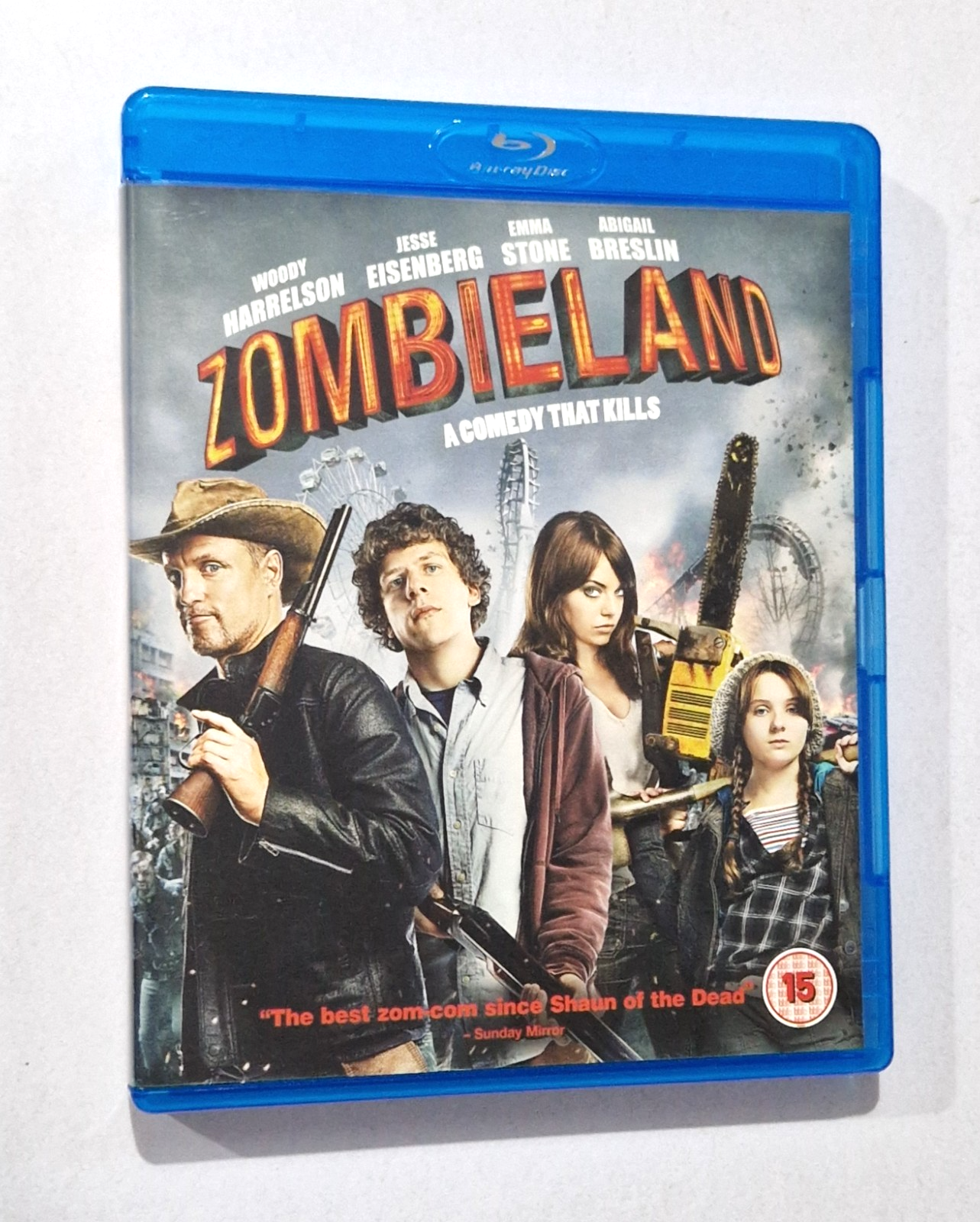 Zombieland BLU RAY Zombie Comedy Film