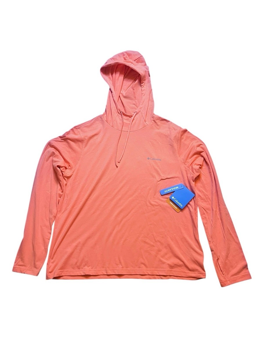 Columbia Women's Large Sun Trek Hoodie II Omni Shade In Alpenglow