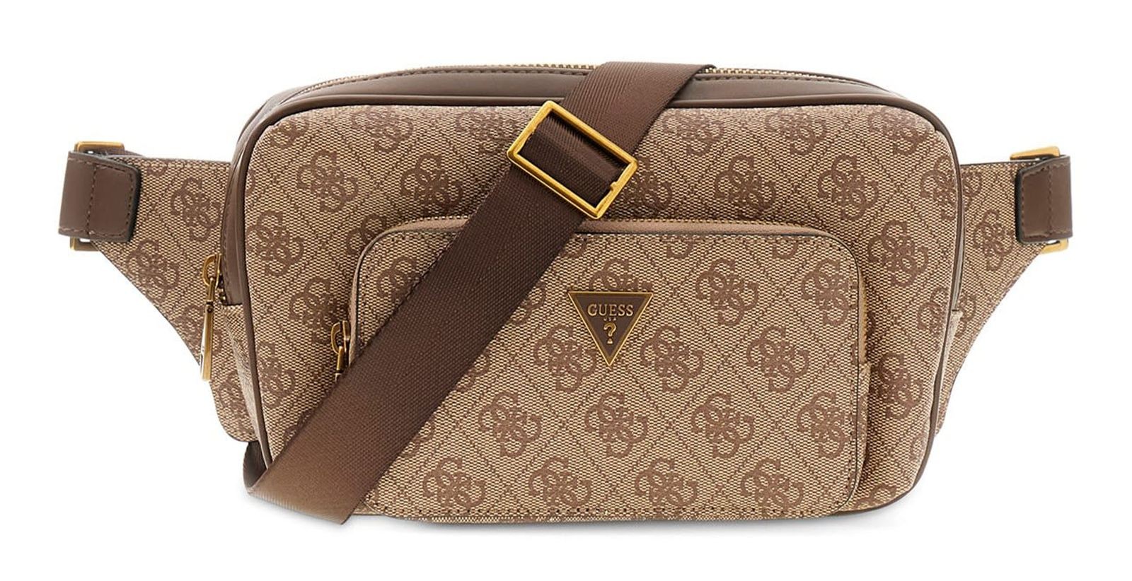 GUESS cross body bag Milano Bumbag M Beige / Brown