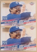 2019 TOPPS OPENING DAY #YOF-15 NEW YORK YANKEES REGGIE JACKSON HOF [2] MNT 06420