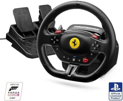PlayStation 5 Accessory: Racing Wheel - Thrustmaster T98 P Ferrari 296 GTB: Offi