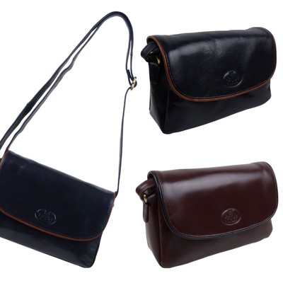 Rowallan of Scotland Leder Damen Schultertasche - Savona Collection
