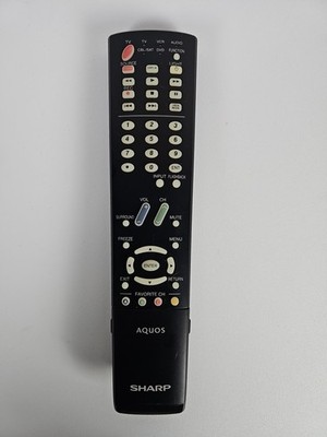 SHARP GA535WJSA LCD TV AQUOS REMOTE CONTROL LC-42D62U LC-46D62U LC-52D92U