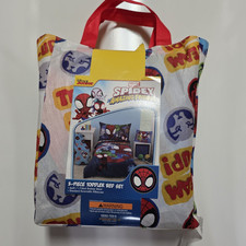 Marvel Spidey  His Amazing Friends 3 Piece Toddler Bed Set Polyester Disney Jr