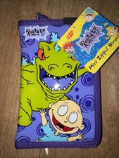 rugrats mini zipper binder 1999 Purple New