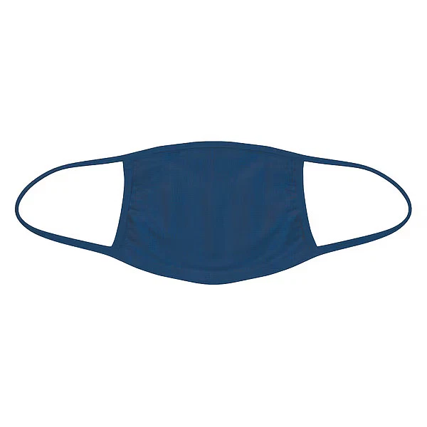 International Enviroguard Reusable Face Mask, 3-Ply, None, Navy, , 10 PK