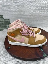 Nike Shoes Girls Size 6.5 Air Jordan 1 Mid Lola Bunny Wheat Athletic Sneakers