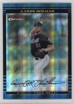 2002 Bowman Chrome X-Fractor 63/250 Aaron Heilman #303 0w7