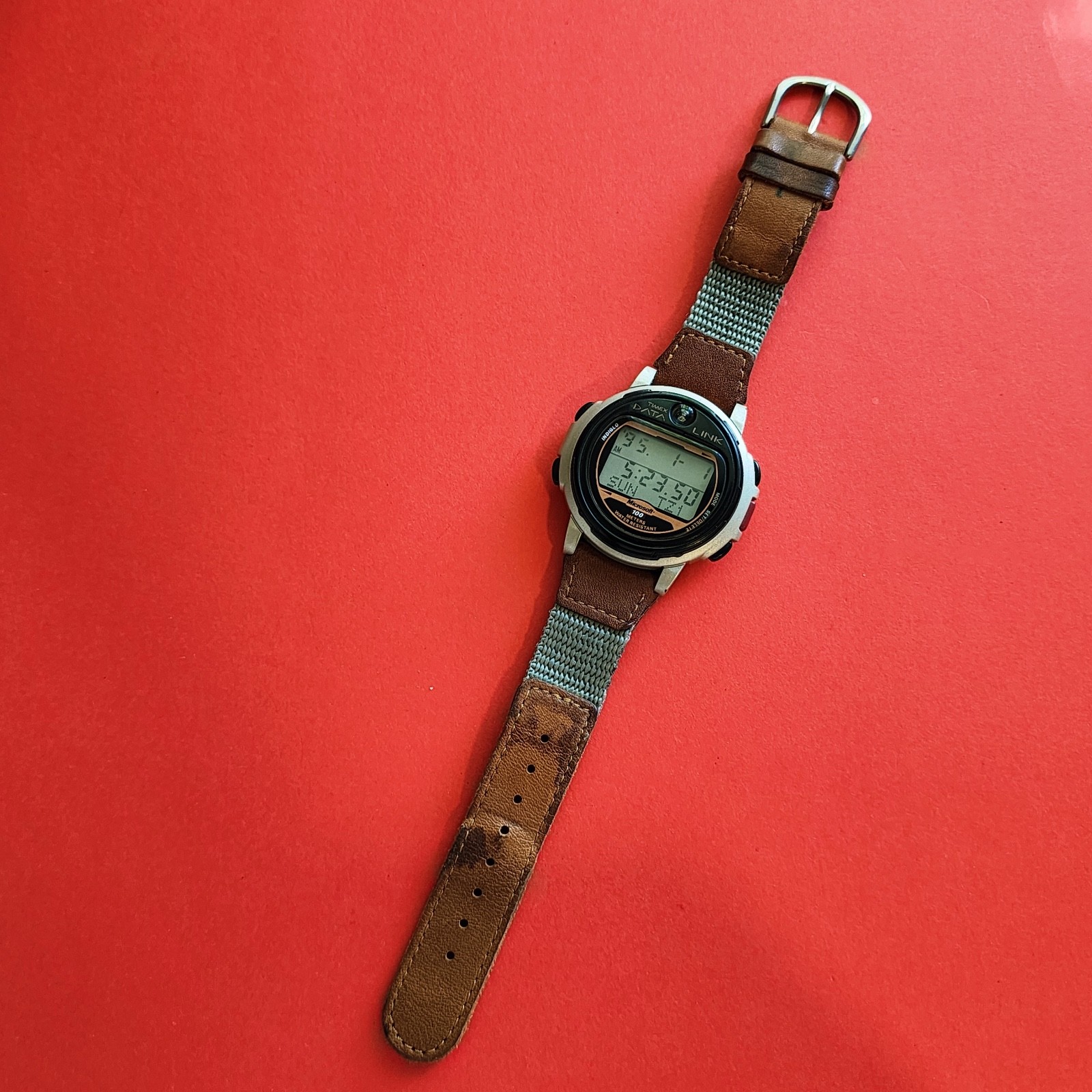 Timex Microsoft Data Link Watch Rare Memory Indig… - image 3