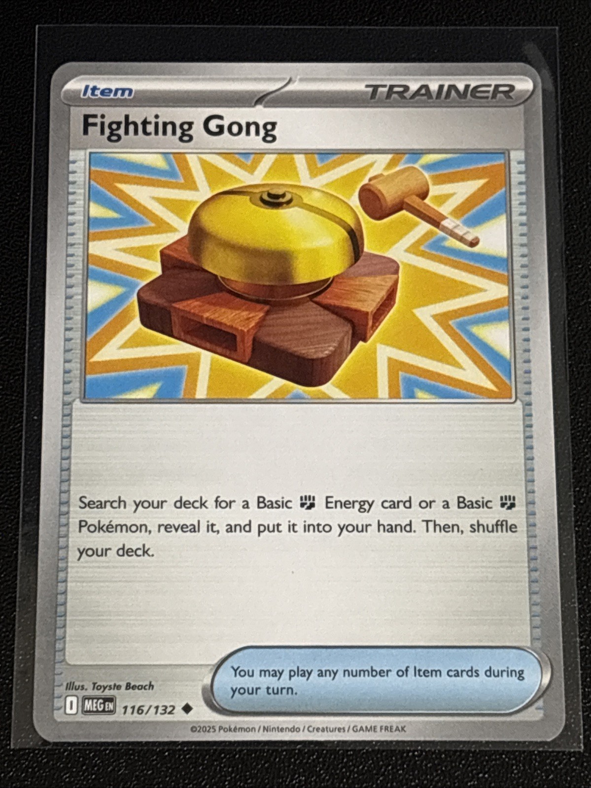 Pokémon TCG Mega Evolution Fighting Gong 116/132 NM