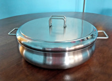 PENTOLA - TEGAME BARAZZONI DIAMETRO 24 CM. CON COPERCHIO