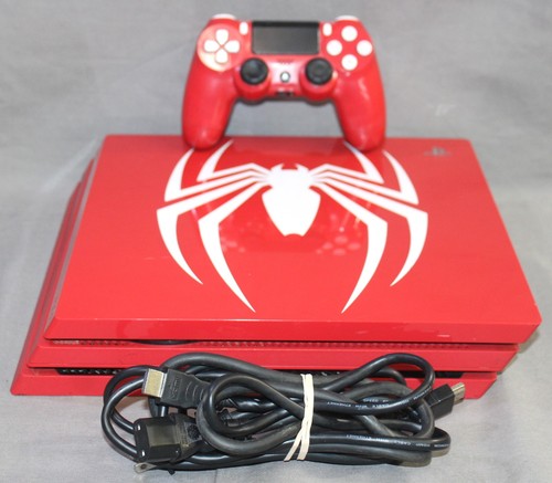 Sony PlayStation 4 Pro Edição Limitada Marvel's Spider Man 1TB Red