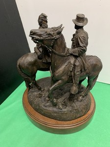 “The Last Meeting “ Ron Tunison Civil War Cold Bronze Cast Statue