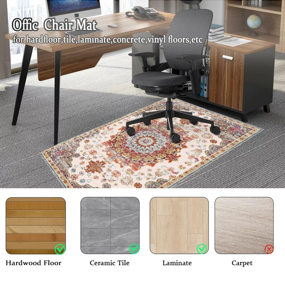 Floor Tile Best Floor Mat For Office Chair Hard Floor Protector