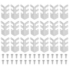 uxcell 20 Pcs Baseboard Corner Protectors, Skirting Board Corner Protector Vi...