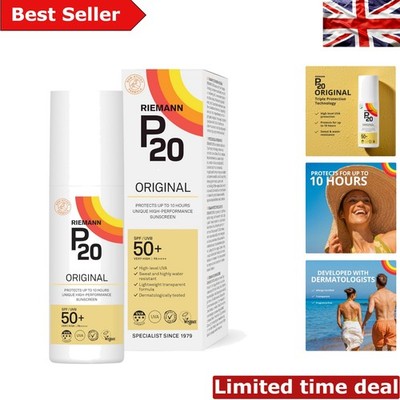 Einmal täglich RIEMANN 100ml Sonnenschutz Spray - Perfekt für Reisen & Alltag