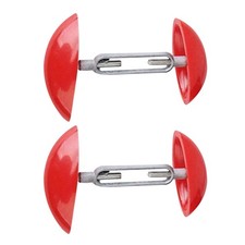 Adjustable Aluminium Shoe Stretcher Red Pair for Women High Heel Shoes