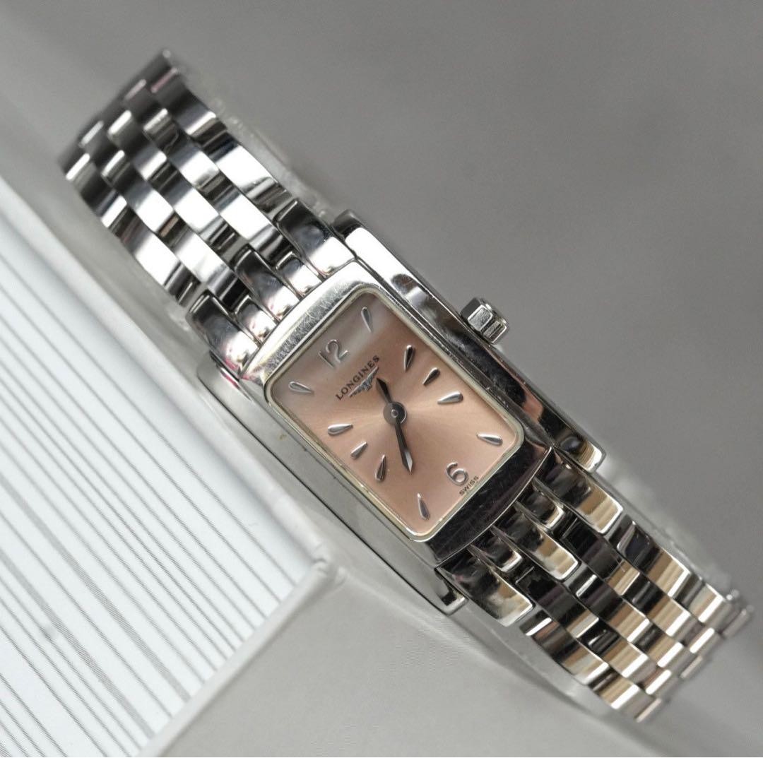 Longines DolceVita Women's Pink Dial Quartz Stainless Steel Watch