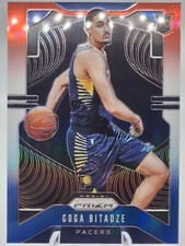 2019-20 Panini Prizm Goga Bitadze RC Rookie Card Red White & Blue Prizm #264