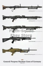 WW2 Picture Photo German machine guns 5972