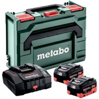 Metabo Basic Set 2 X Lihd 10,0 Ah 18 Volt & LadegeräT Asc 290 In Metabox 145