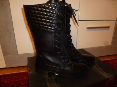 Gerry Weber SENA 1 28 Schwarz Gr.37 Damen Leder Stiefel UVP:139,90 