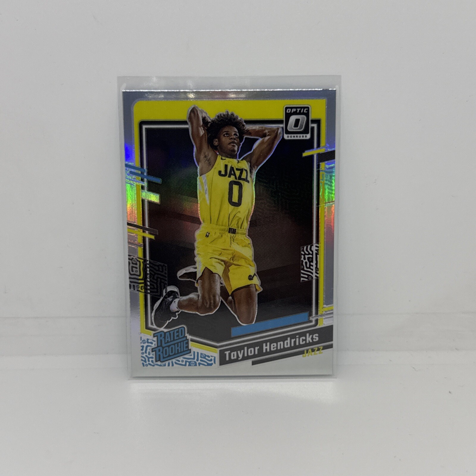 2023-24 Panini Donruss Optic Taylor Hendricks Rated Rookie Holo #233