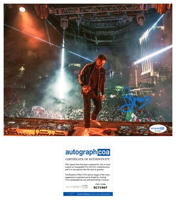 BENNY BENASSI SIGNED DJ SATISFACTION EDM 8X10 PHOTO - ACOA COA