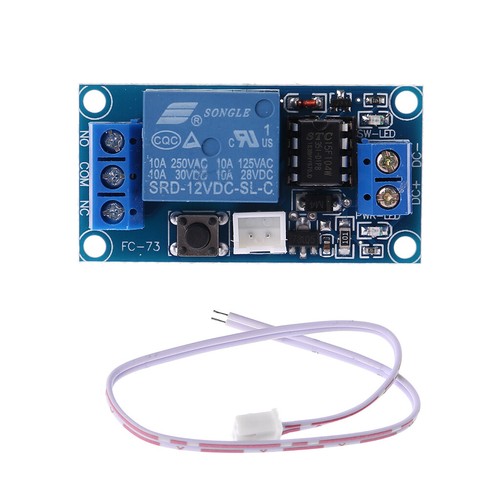 1 Channel 12V Latching Relay Module with Touch Bistable Switch MCU Control - Picture 2 of 7