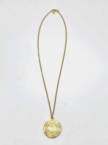 Round Locket Chain Necklace | eBay