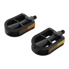 PRO+ GENUINE BICYCLE PEDALS 203 STAMPER IN BLACK COMPATIBLE WITH 1/2 CRANK