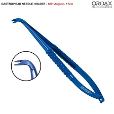 Surgical Needle Holder Microsurgery Castroviejo Dental Tissue Suturing Tool