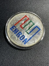 2001 ENRON SILVER 1 OZ Walking Liberty American Silver Eagle Mint