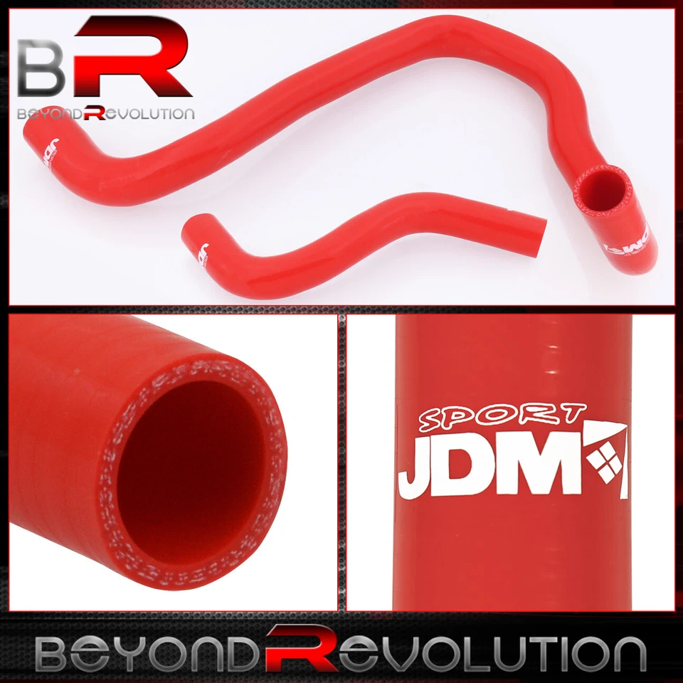 Для 1992-1996 Prelude BB H22 H23 красный силиконовый радиатор шланги обновление - Изображение 2 из 2