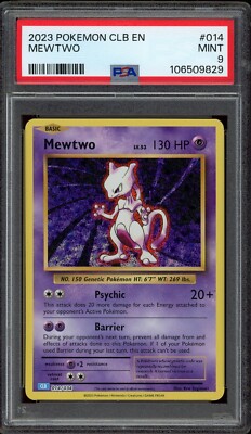 Pokémon - Carte Mewtwo holographique 014/034 - Collectaura 10 ( Gem Mint ) main image 1