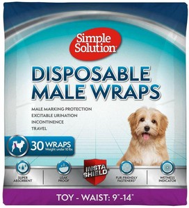 simple solutions male dog wraps