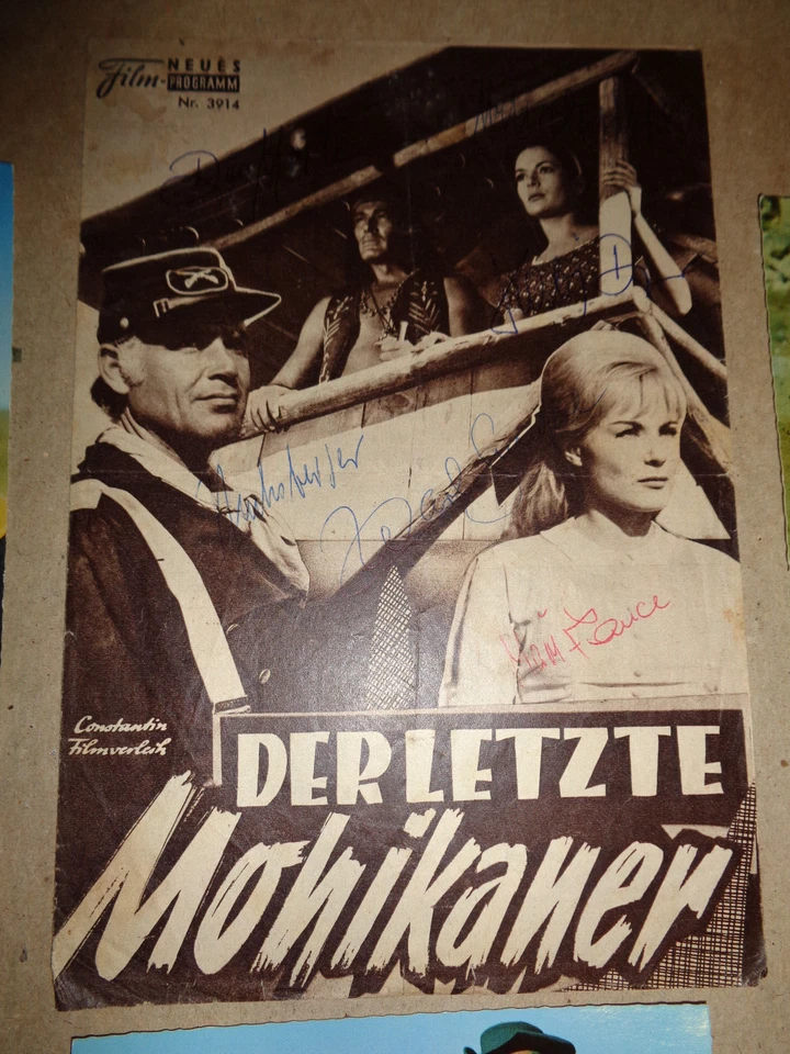 Der letzte Mohikaner 1965 Joachim Fuchsberger Karin Dor Carl Lange wie Karl May - Bild 3 von 4
