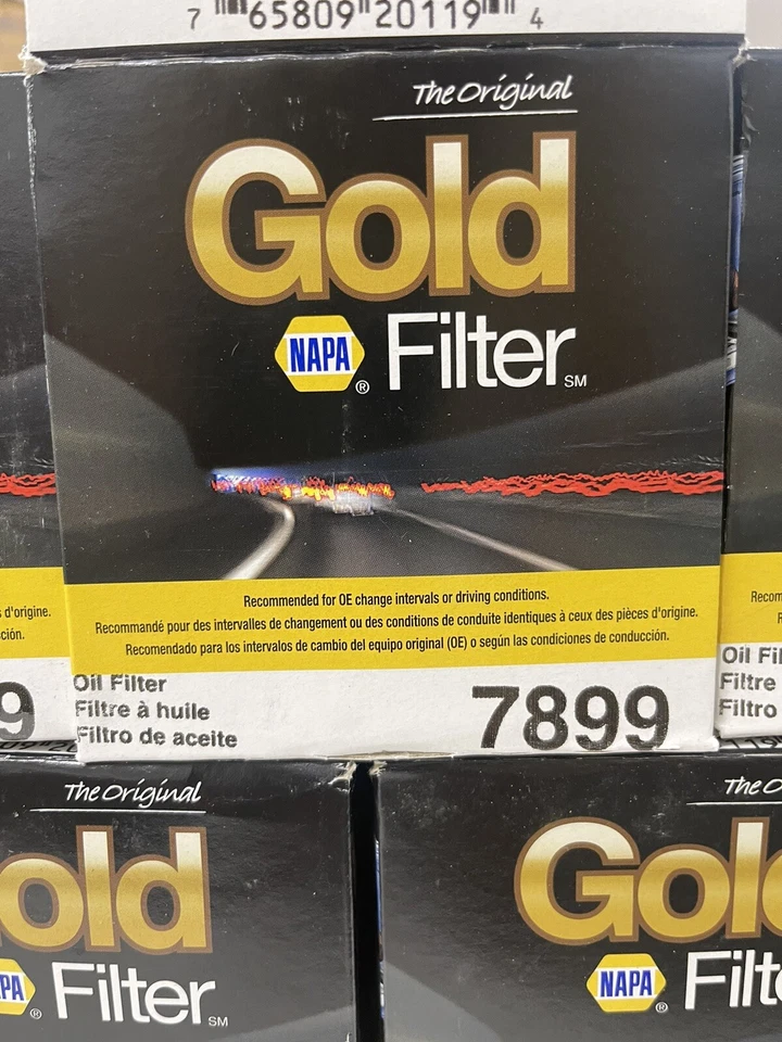 Estuche de 12 filtros de aceite NAPA Gold 7899 nuevo para Chrysler Dodge Jeep RAM Foto 3 de 4