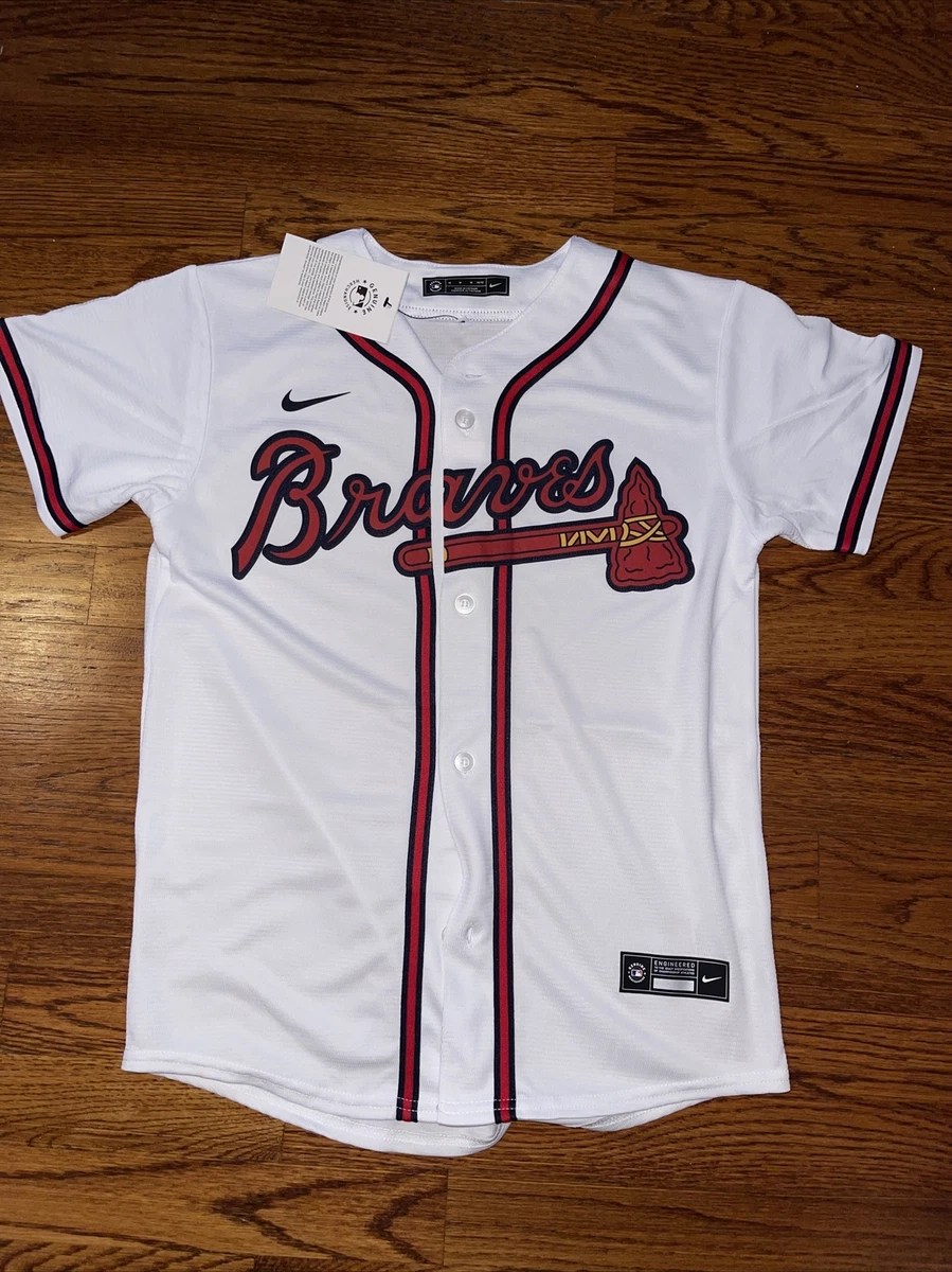 atlanta braves jersey nike small