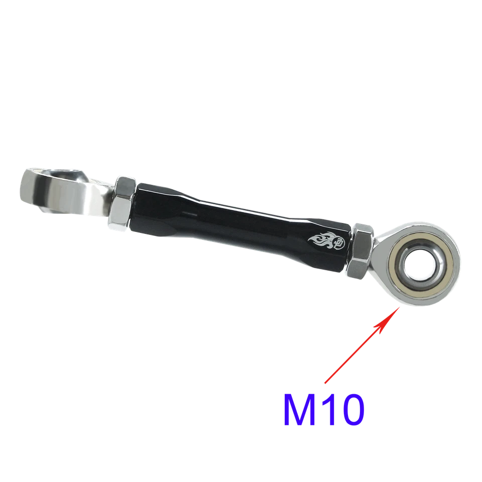 Black Engine Mount Stabilizer Linkage for Harley Touring Street Road Glide FLHTK Foto 3 de 4