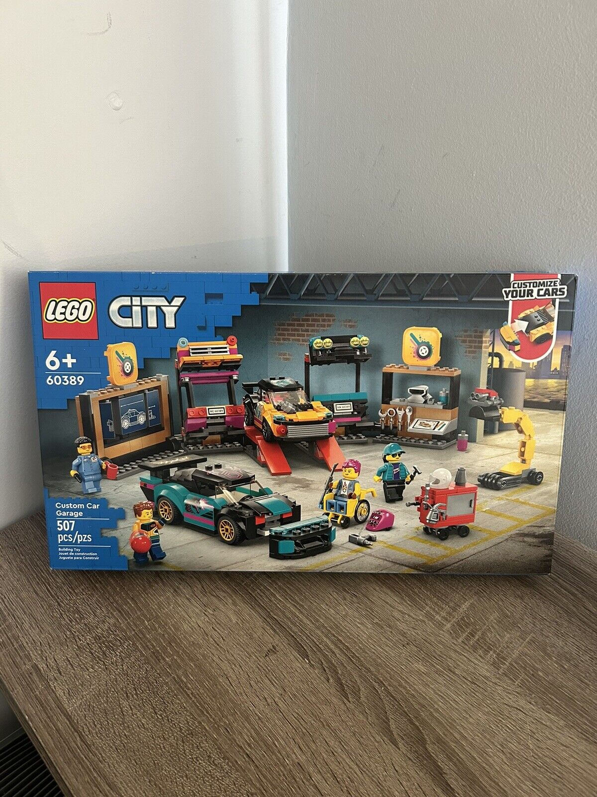 LEGO City Custom Car Garage 60389 Building Toy Set (507 PCS) New Sealed ✅