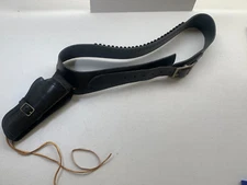 Vintage Hunter Brand 152 Med ammo belt With Colt Marked Revoler Holster!