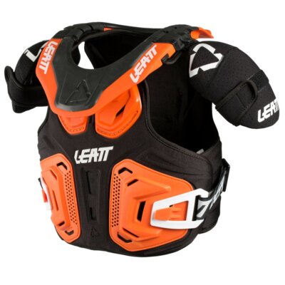 LEATT 2.0 Motocross Kinder Brustpanzer orange Oberkörper Protektor Kids Gr: S-M