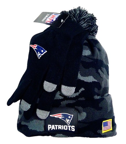 NFL New England Patriots Cable Knit Stocking Hat Women\'s Beanie Ivory 47Brand NFL New England Patriots Cable Knit Stocking Hat Women main image 2